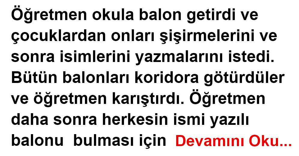 Balon ve Mutluluk