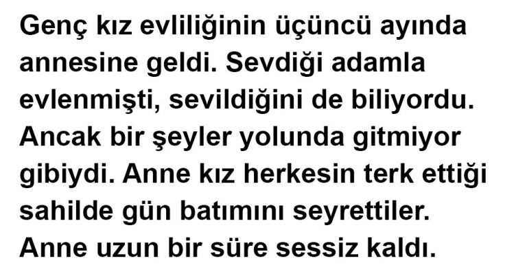 Bir Avuç Kum Tanesi gibidir Aşk