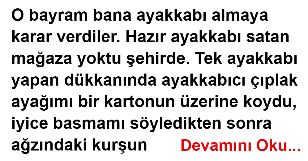 Dar Ayakkabı 1 Dar Ayakkabı