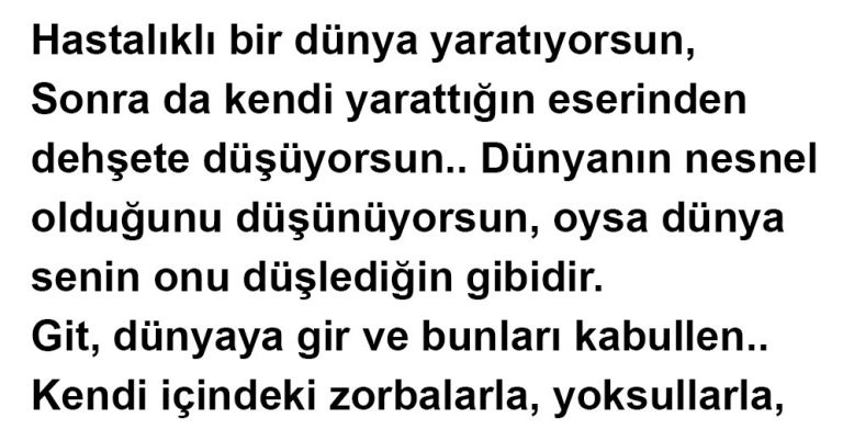 Devrimini Önce Kendin Yap