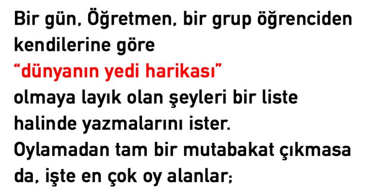 Dünyanın Yedi Harikası