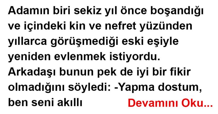 Eski eş ile evlenilir mi?