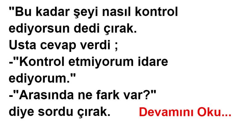 İdare Yada Kontrol