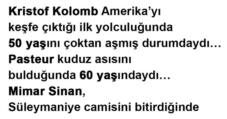 İhtiyarlık Kaç Yaşında Başlar?