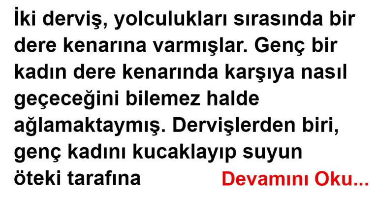 İki Derviş Bir Kadın