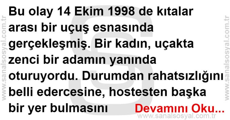 Irkçı Kadına Verilebilecek En Anlamı Ders