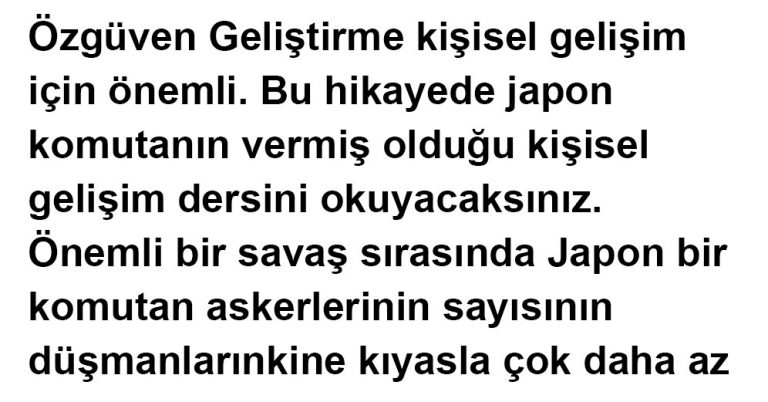 Japon Komutanın Şaşırtıcı Tekniği