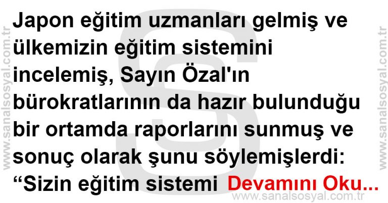 JAPON Uzmanın Cevabı …! KESİN OKUYUN..!
