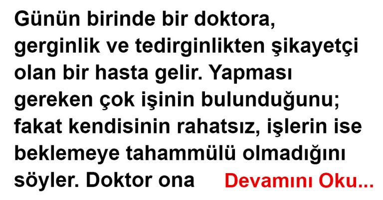 Kendini Vazgeçilmez Sanan Adam