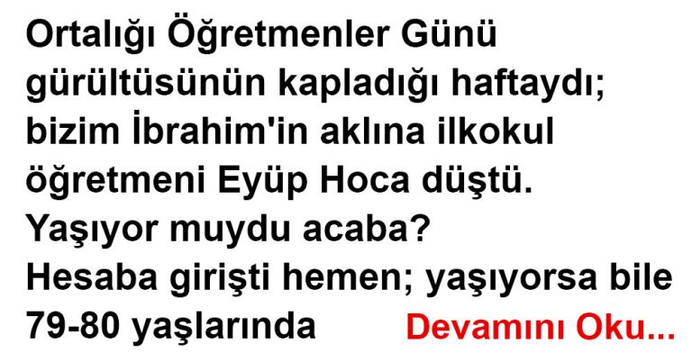 KIRK ÜÇ YIL GEÇMİŞTİ ARADAN…