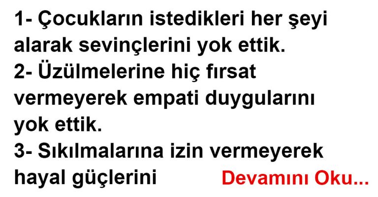 Nerede hata yaptık?