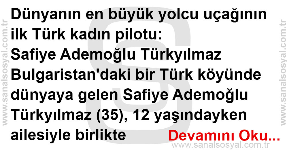 Safiye Ademoğlu Türkyılmaz