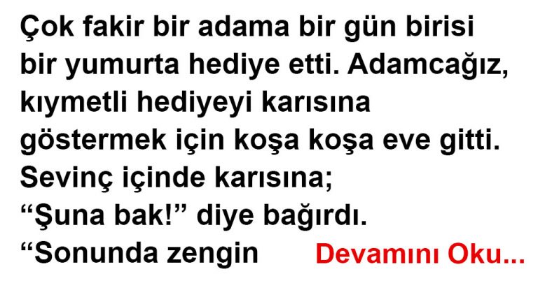 Tek Yumurtayla Nasıl Zengin Olunur