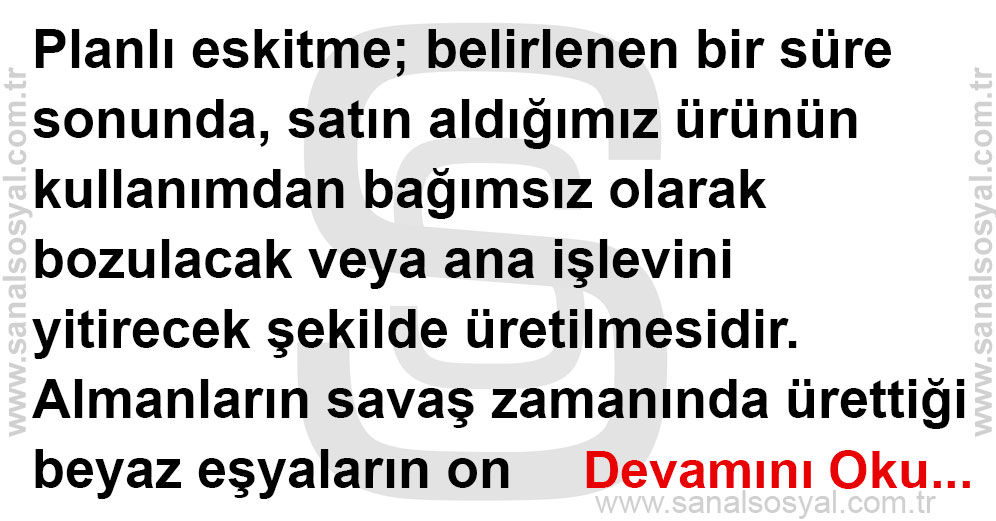 Planlı Eskitme 1 planli eskitme