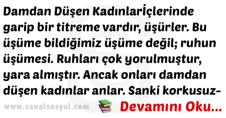 damdan dusen kadinlar