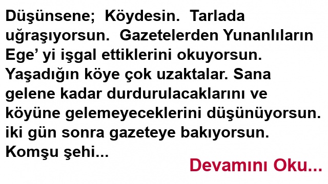 Sizin Köyünüze Sıra Gelmeden