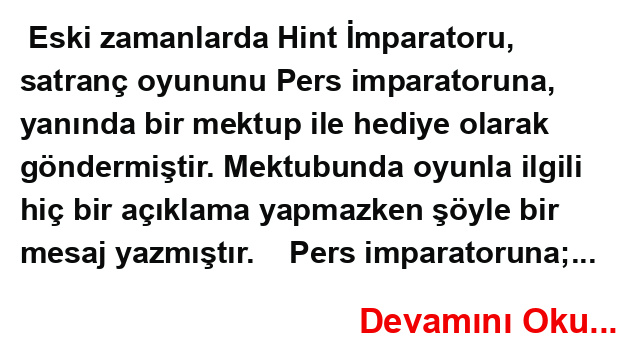 Satranç mı, Tavla mı?