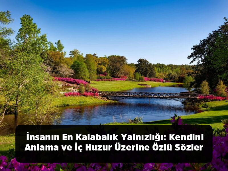 Lafı Gediğine Koyma Sanatı: Aklınızdan Çıkmayacak, Hayatınızı Değiştirecek En Kapsamlı Özlü Sözler Arşivi - İnsanın En Kalabalık Yalnızlığı: Kendini Anlama ve İç Huzur Üzerine Özlü Sözler